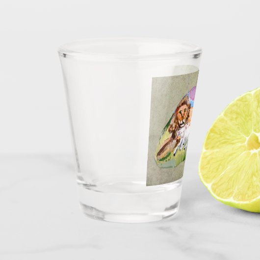 🦁 en 🐑 shot glas (Links)