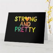 en sterke fitness van de gym-workout van de vrouw kaart (Gele Bloem)