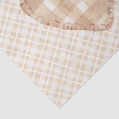  en stijlvol boerderijen huis gecontroleerd Heart  Tissuepapier (Detail)