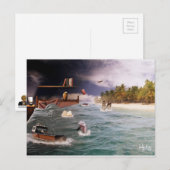 En terwijl ik sliep briefkaart (Voorkant / Achterkant)