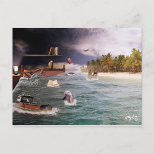 En terwijl ik sliep briefkaart