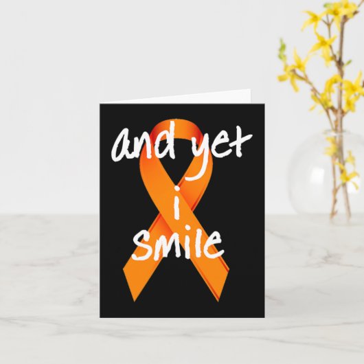 En toch glimlach ik om het bewustzijn van multiple kaart (Gele Bloem)