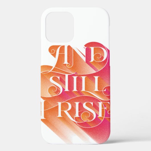 En toch verheug ik me op kleurrijke typografie Case-Mate iPhone case (Achterkant)