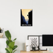 En toch verhoog ik de Motivatie kunst Poster (Thuiskantoor)