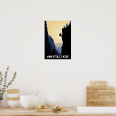 En toch verhoog ik de Motivatie kunst Poster (Keuken)