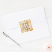 En toen gebeurde het vierkante sticker (Envelop)