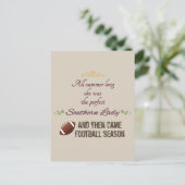 ...en toen kwam het Football Seizoen Briefkaart (Staand voorkant)