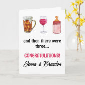 En toen waren er drie nieuwe babyKaart Kaart (Gele Bloem)