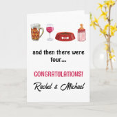 En toen waren er vier nieuwe babyKaart Kaart (Gele Bloem)