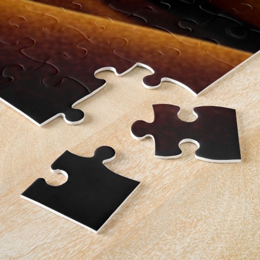 En toen was er Man Black Christelijk Art Puzzle Legpuzzel (Zijkant)