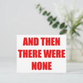 En toen was er niets briefkaart (Staand voorkant)