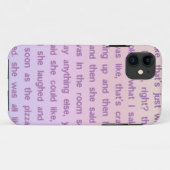 En toen zei ze Case-Mate iPhone case (Achterkant (horizontaal))