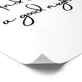 En tot een goed Poster. Poster (Hoek)