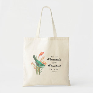 En tu presencia hay plenitud Salmos Tote Bag