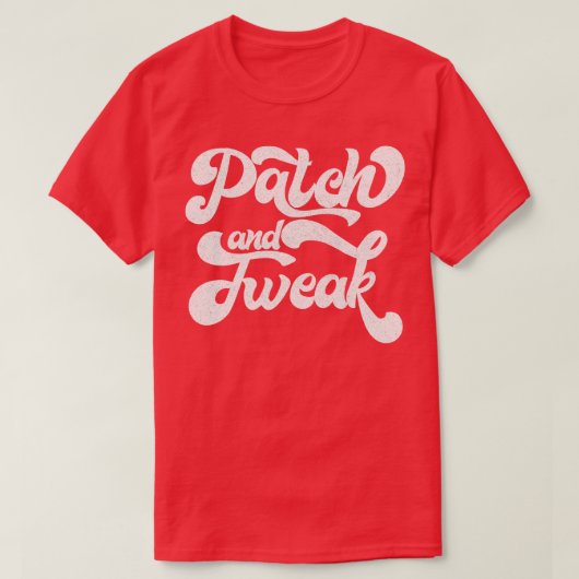 En Tweak Modulair Analoog Synth Lover Design 1 T-shirt (Design voorkant)