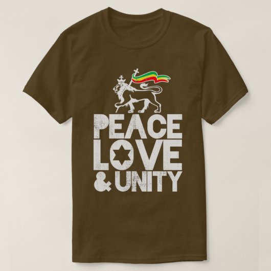 en Unity Rasta Nation T-shirt (Design voorkant)