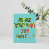 EN UW KRIBABY WAAROM HET ADVIES ZOU ZIJN BRIEFKAART (Staand voorkant)