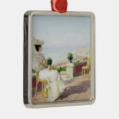 En vakantie metalen ornament (Rechts)