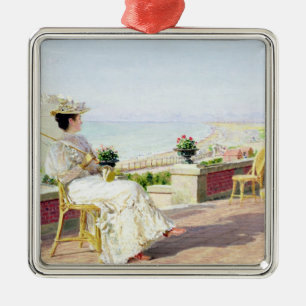 En vakantie metalen ornament