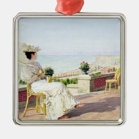 En vakantie metalen ornament (Voorkant)