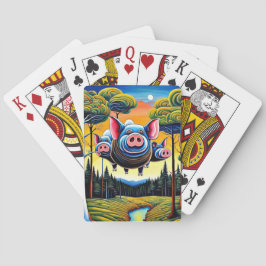 En varkens kunnen vliegen pokerkaarten