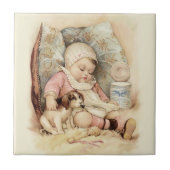  en Victoriaans kinderen Tegels Tegeltje (Voorkant)