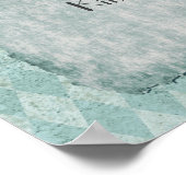  en vloeiend groen Voeg je eigen Poster (Hoek)