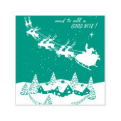 En voor alle goedenavond kerstmis  zelfinktende stempel (Design)