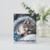 En voor een goede nacht briefkaart (Staand voorkant)