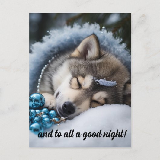 En voor een goede nacht briefkaart (Voorkant)