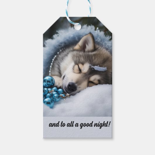 En voor een goede nacht cadeaulabel (Voorkant)