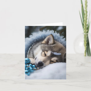 En voor een goede nacht feestdagen kaart