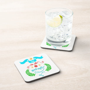 En voor een goede nacht Kerstmis, Typografie, ZSG Bier Onderzetter