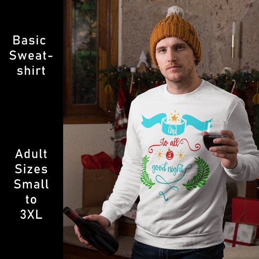 En voor een goede nacht Kerstmis, Typografie, ZSG Trui