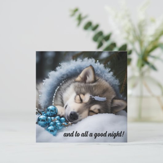En voor iedereen een goede nacht  kaart (Staand voorkant)