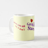 En voordat je het vraagt - Nee, dat doe ik niet. Koffiemok (Voorkant links)