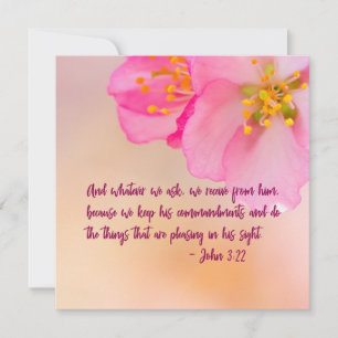 En wat we ook vragen aan Christelijk Floral Inspir