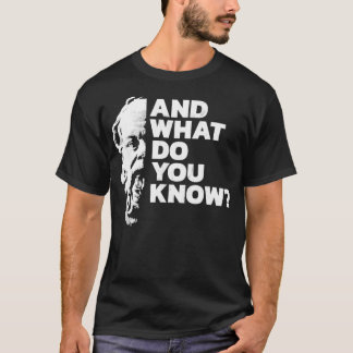 En wat weet je dat Socrates Oudgrieks citeert T-shirt