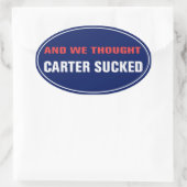 En we dachten dat Carter Sticker had gezogen (Tas)