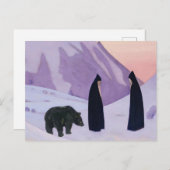 "En we vrezen niet" van Nicholas Roerich Briefkaart (Voorkant / Achterkant)