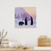 "En we vrezen niet" van Nicholas Roerich Poster (Keuken)