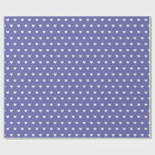 en White Hearts Cadeaupapier (Vlak)