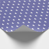 en witte harten cadeaupapier (Hoek)