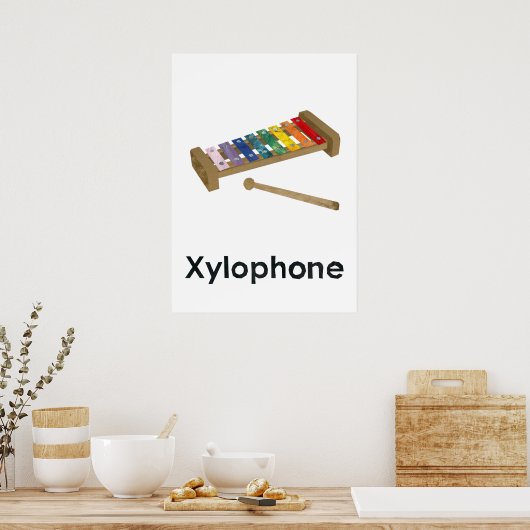 En - Xylophone Poster (Keuken)