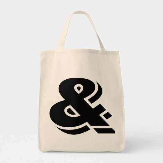 " en " zak " tote bag (Voorkant)
