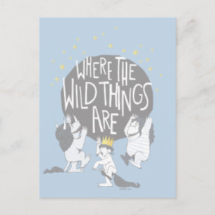 En ze brulden hun verschrikkelijke gebrul! briefkaart