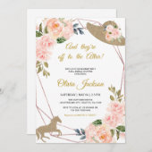 En ze gaan naar het altaar! Derby-thema Kaart (Voorkant / Achterkant)