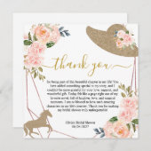 En ze gaan naar het altaar! Vrijgezellenfeest Bedankkaart (Voorkant / Achterkant)