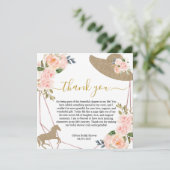 En ze gaan naar het altaar! Vrijgezellenfeest Bedankkaart (Staand voorkant)