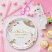 En ze gaan naar het altaar! Vrijgezellenfeest Papieren Bordje (Feest)